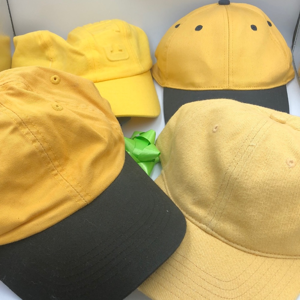 4 Yellow Cap Bundle - image 1